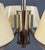 Art Deco Chrome Chandelier with Glass Shades, 1930s For Sale - Image 6 of 9