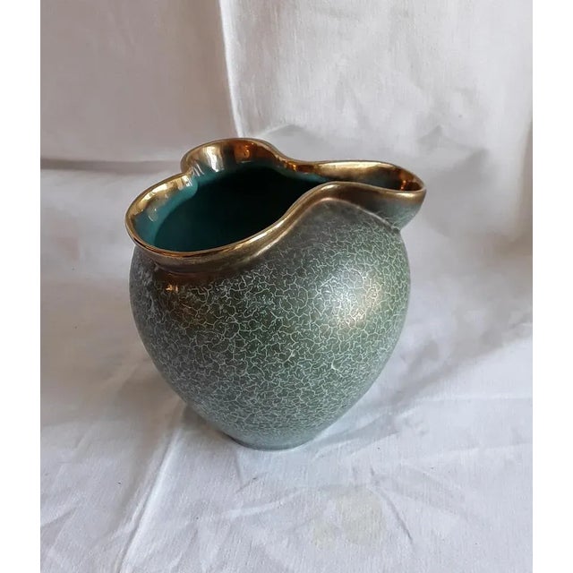 Mid-Century German Ceramic Vase, 1950s, in Very Good conditions. Designed 1950 to 1959 This piece has an attribution mark,...