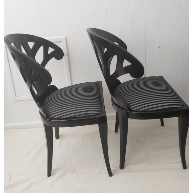 Postmodern 1980s Italian Postmodern Chairs, Pietro Constantini for Ello, a Pair For Sale - Image 3 of 11