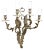 Vintage Italian Bronze Wall Sconce, 1940s For Sale