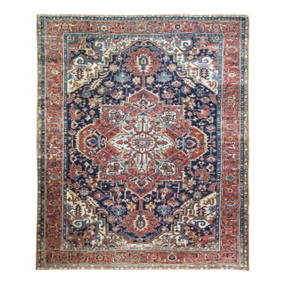 Antique Persian Serapi/ Karajah Baft Carpet For Sale