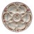 19th Century Majolica Oyster Flowers Plate Longchamp For Sale