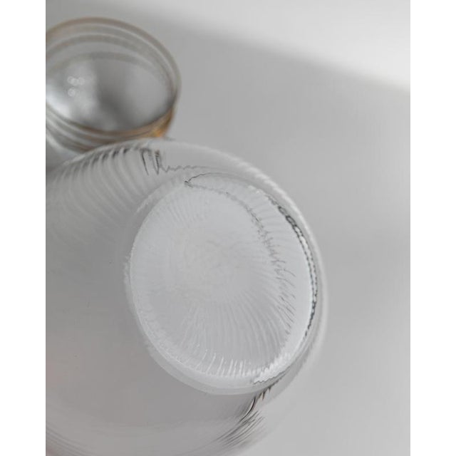 Vintage Glass Bowls with Gilt Rims, 1970s, Set of 5 For Sale - Image 10 of 11