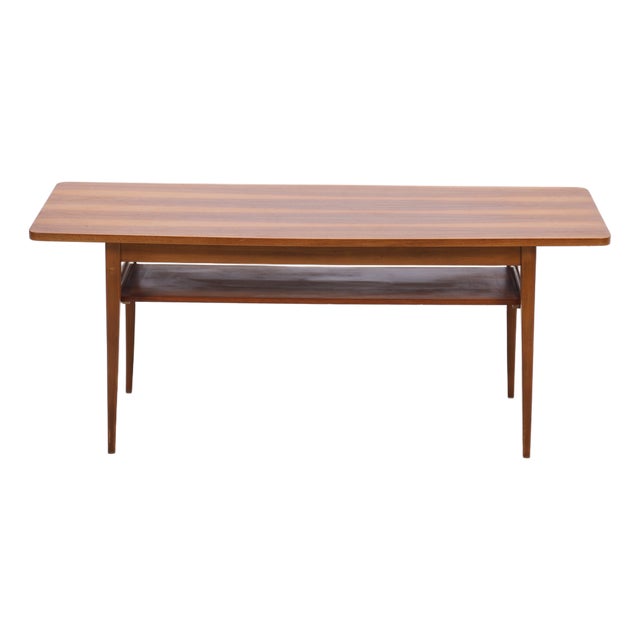 Vintage Wooden Coffee Table, 1950s For Sale