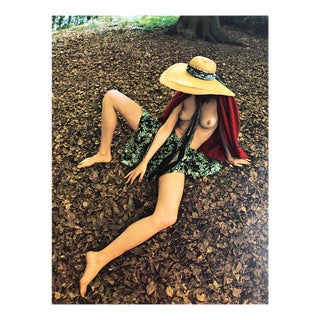1970’s Sam Haskins Poster Print - Nude Woman in Woods For Sale