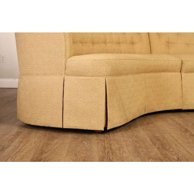 Thomasville Bogart Collection Curved Corner Sofa For Sale - Image 14 of 18