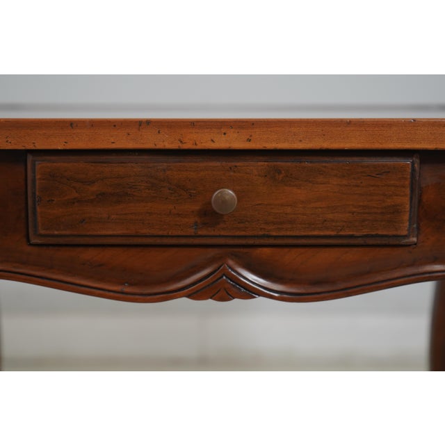 John Widdicomb 2 Drawer Walnut Games Table For Sale - Image 9 of 12