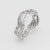 This is part of Chairish's Fine Jewelry assortment. Overview:﻿ A finely detailed vintage diamond eternity ring, crafted in...