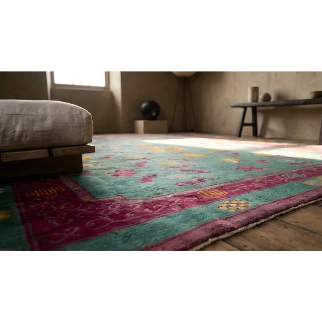1920s Chinese Art Deco Carpet ( 8 8" x 11'2" - 265 x 340 ) For Sale - Image 14 of 15