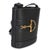 Contemporary Black Smooth Calfskin Hasler Horsebit 73 Small Bucket Bag For Sale - Image 3 of 9