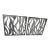 Add an arresting layer of geometric texture and movement to your space with this striking, authentic vintage pair of...