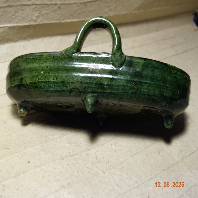 1940s Pantambam Michoacan Bowl W/Birds For Sale - Image 5 of 9
