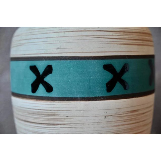 Vase with Abstract Decoration from Scheurich, 1960s For Sale - Image 4 of 7