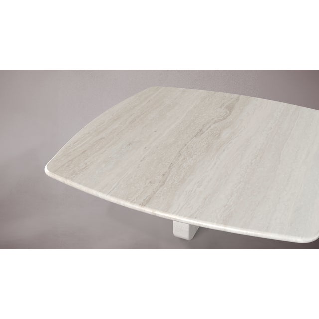 Modern Liya Travertine Coffee Table 35.4" For Sale - Image 3 of 3
