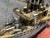 Late 19th C. American Primitive Folk Hand-Crafted Battleship Model on Base For Sale - Image 11 of 17