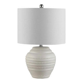Safavieh Lenon Ceramic Table Lamp - White For Sale