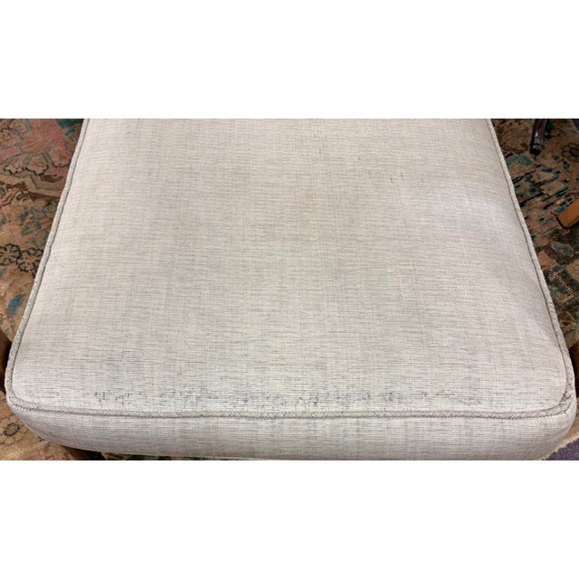 Mid Century Danish Style Walnut High Back Lounge Chair For Sale - Image 9 of 10