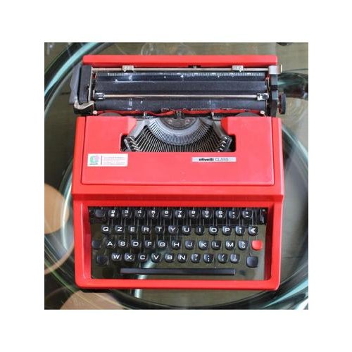 Metal Olivetti Class Typewriter, 1980s For Sale - Image 7 of 9