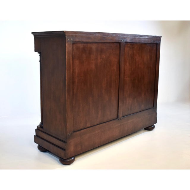 1990s English Regency Bookcase Cabinet by John-Richard, Mahogany For Sale - Image 12 of 12