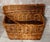 Light Yellow Vintage Wicker Laundry Basket, 1960 For Sale - Image 8 of 9