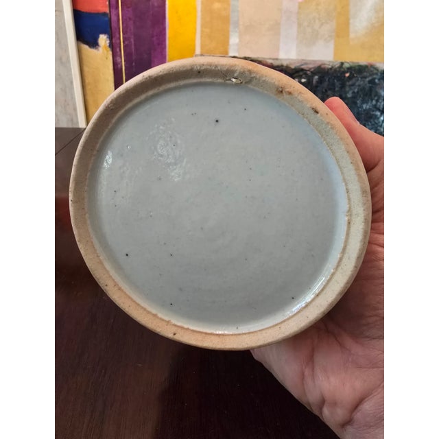 Green Antique Chinese Porcelain Rose Medallion Tea Pot For Sale - Image 8 of 9