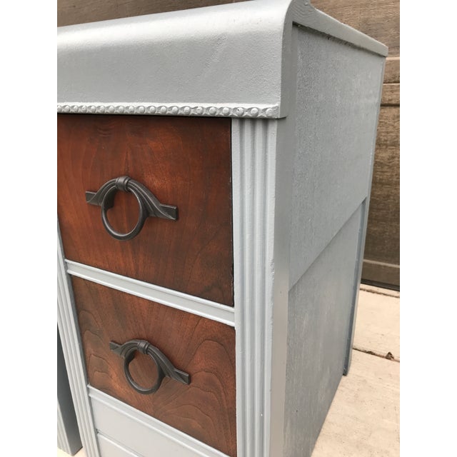 1950s Vintage Art Deco Style Nightstandsa Pair Chairish