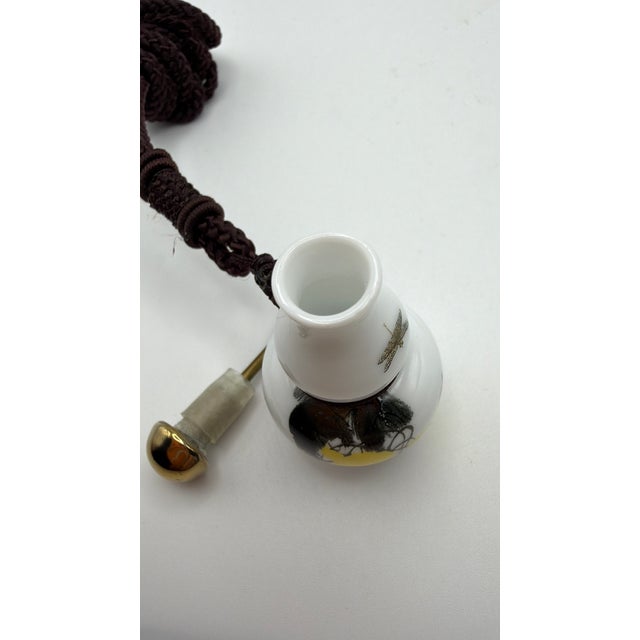 Small Painted Porcelain Tube Shape Snuff Bottle For Sale - Image 10 of 10
