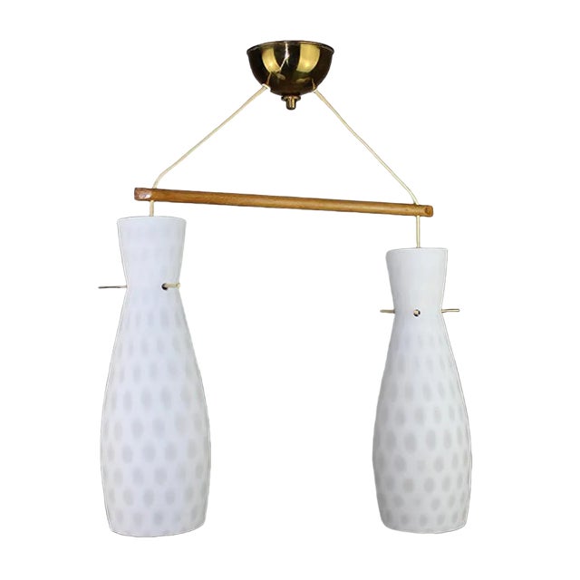 RAAK Chandelier by Aloys Gangkofner for Peill & Putzler, 1960s For Sale