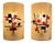 Murano Glass Wall Lights from La Murina, Italy, 1980, Set of 2 For Sale