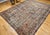 19th Century Persian Khorassan Rug, Hand-Knotted Wool, Allover Floral Panel Design, Green & Blue, 10x13 For Sale - Image 12 of 18