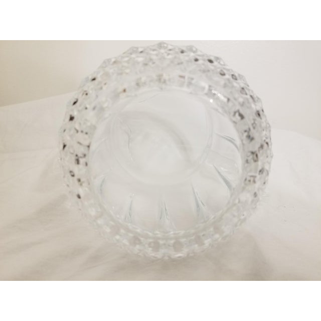 Vintage Crystal d'Arques-Durand Lead Crystal Pitcher For Sale - Image 9 of 10