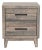 Crown Mark Rustic Two Drawer Nightstand For Sale