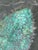 Large Vintage Textured Mosaic Leaf Wall Hanging Large Glass Leaves Wall Art For Sale - Image 4 of 6