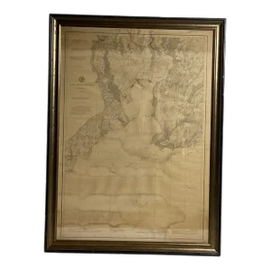 1896 Chart of the New Haven Harbor
