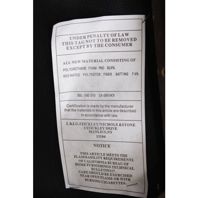 Set of 6 Stickley Leather Dining Chairs For Sale - Image 15 of 15