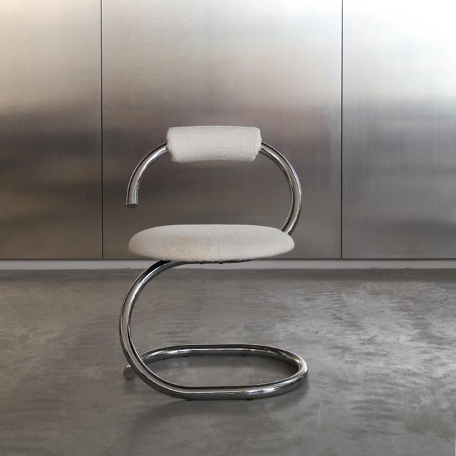 1970s Vintage Cobra Chairs by Giotto Stoppino, Italy, 1970s, Set of 4 For Sale - Image 5 of 12