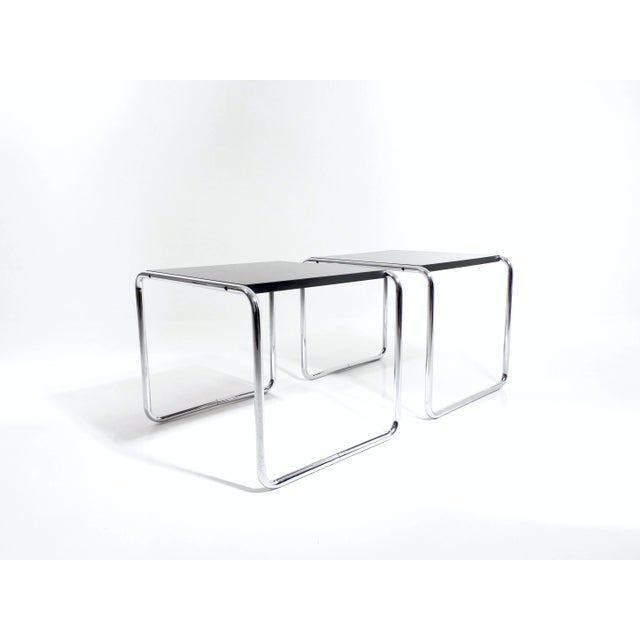 Vintage Side Tables by Marcel Breuer for Gavina, 1968, Set of 2 For Sale - Image 18 of 18