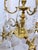 Bronze 1930's Ornate Bronze Chandelier With Crystal Pendant For Sale - Image 8 of 11