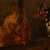 19th Century Spanish Oil on Canvas Barn Scene With Rooster and Chickens For Sale - Image 6 of 12