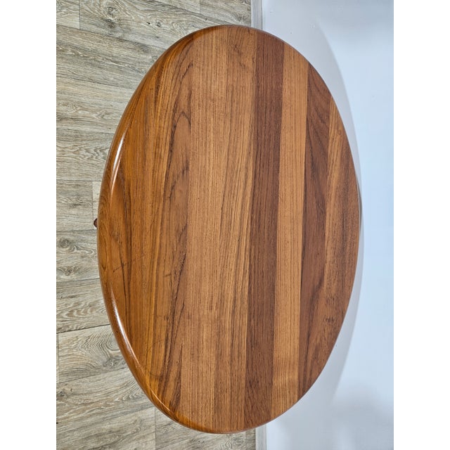 Teak TV Table with Swivel Top from Silkeborg Møbelfabrik, 1960s For Sale - Image 3 of 15