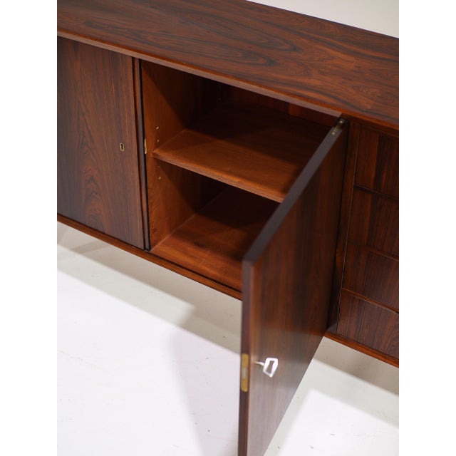 Sideboard with Drawers in Rosewood by Erling Torvits, Denmark, 1960s For Sale - Image 12 of 16