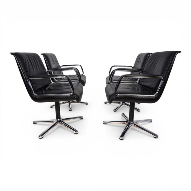Delta Swivel Chairs by Delta Design for Wilkhahn, 1970s, Set of 4 For Sale - Image 15 of 18