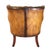 Art Deco Leather Channel-Back Club Chair, English, Ca. 1940 For Sale - Image 4 of 10
