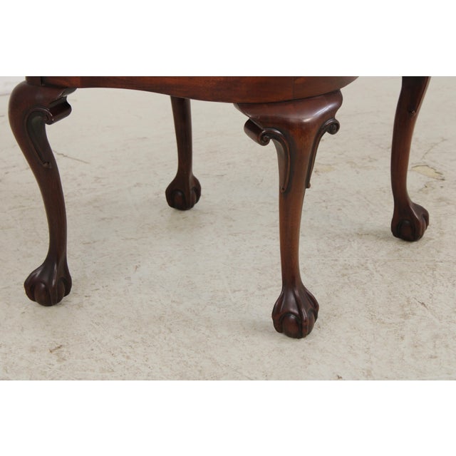 Southwood Ball & Claw Mahogany Corner Chair For Sale - Image 12 of 17