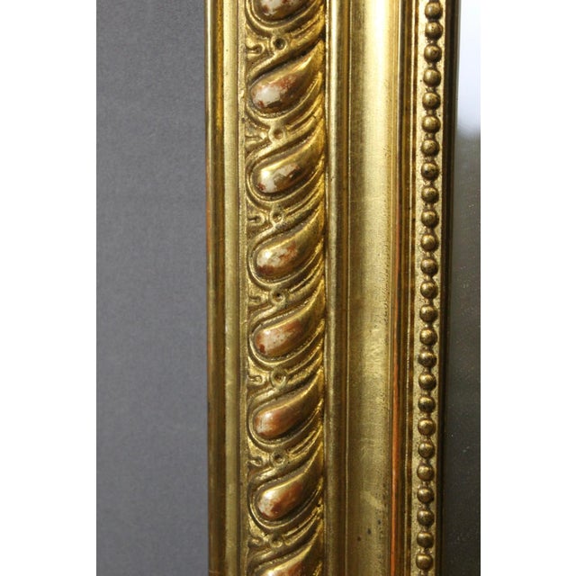 Louis XV Style Mirror in Gilded Stucco, 1800s For Sale - Image 5 of 11