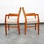 Mid Century Danish Modern Dining Chairs Set 4 Wool Teak Wood Svegards Sweden MCM For Sale In Sacramento - Image 6 of 12