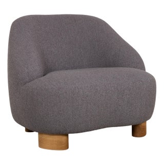 LC1 Lounge Chair in Grey Fabric from Tradition Margas For Sale