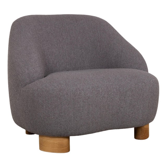 LC1 Lounge Chair in Grey Fabric from Tradition Margas For Sale