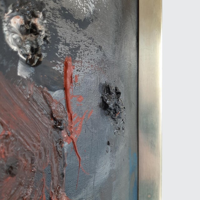 Preben Wölck, Composition, 1966, Oil on Canvas For Sale - Image 11 of 17