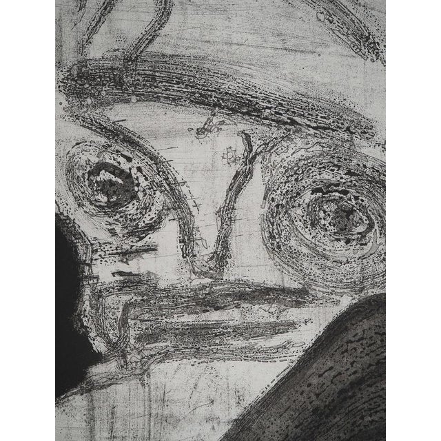 Bengt LINDSTROM (1925-2008) The Shaman with the Hat, 1988 Original aquatint engraving Signed in pencil Numbered / 50...